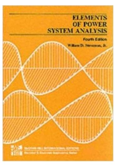 ELEMENTS OF POWER SYSTEM ANALYSIS 4/ED